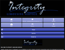Tablet Screenshot of integritylimoservice.com